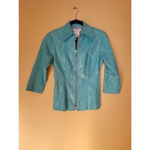 Vertigo Bright Snakeskin Print Jacket